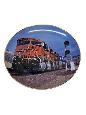 BNSF Railway 10 Years and Rolling Collectible Injury Free Plate David Busse